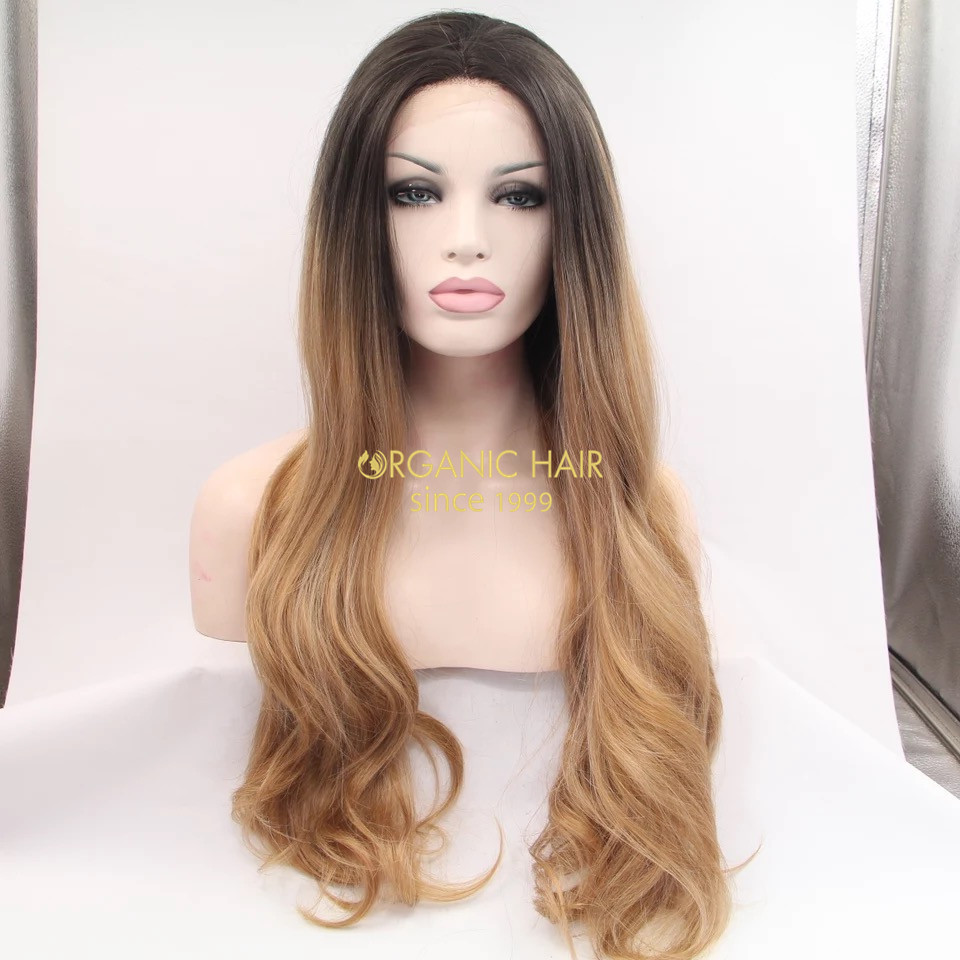 Large stock wholesale price synthetic lace wigs